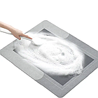 Вологопоглинальний прямокутний килимок у ванну 50х80 см, фото 2