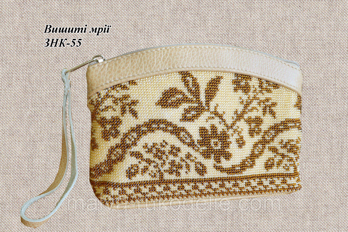 Косметичка-заготовка під вишивку ЗНК-55 (шкіра)