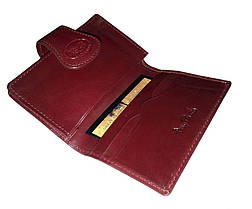 Кредитниця візитниця шкіряна Accademia 1440 rosso червоний Tony Perotti, фото 3