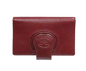 Кредитниця візитниця шкіряна Accademia 1440 rosso червоний Tony Perotti, фото 1