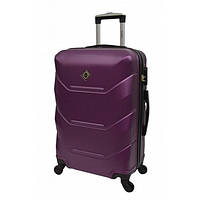 Дорожня валіза на колесах Bonoro 2019 середня бузкова