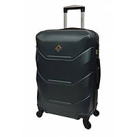 Дорожня валіза на колесах Bonoro 2019 середня смарагдова