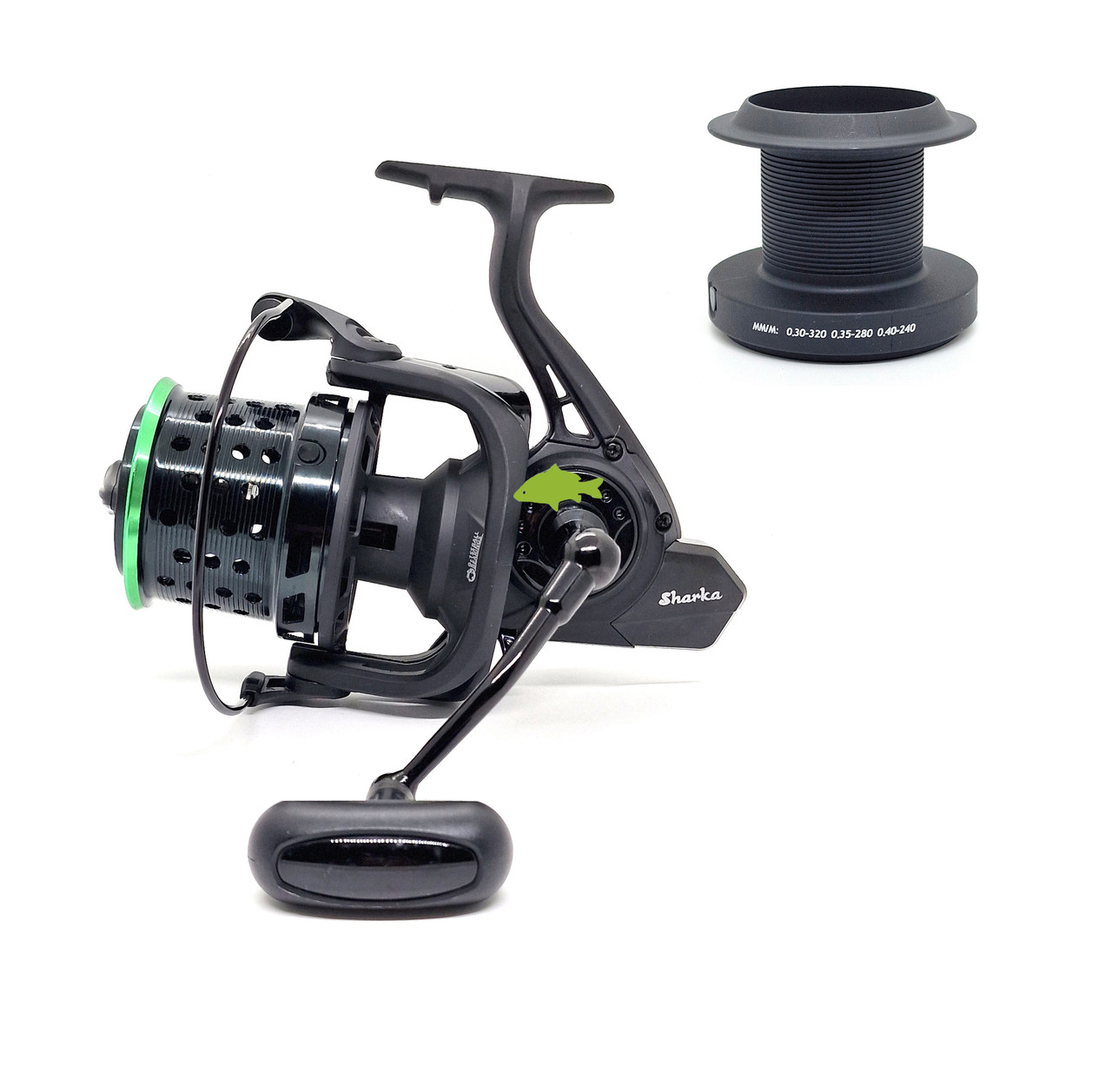 Котушка Shark Surf 8000 Carbon (9+1bb; 4.7:1) для коропового та серфового лову (конусна шпуля)