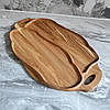 Дерев'яний піднос для подачі страв дубовий, фото 6