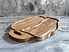 Дерев'яний піднос для подачі страв дубовий, фото 2