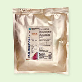 Альбендазол 10% порошок 100 г для тварин від гельмінтів УЗВПП