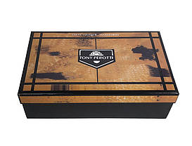 Кредитниця візитниця шкіряна Accademia 1440 rosso червоний Tony Perotti, фото 4