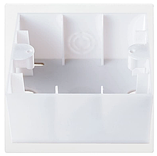 Коробка для зовнішнього монтажу VIKO Karre (білого кольору)