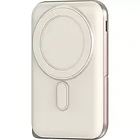 Портативна батарея павербанк Proove Knight 20W 10000mAh, бездротова зарядка, бежевий, PBGI20012214