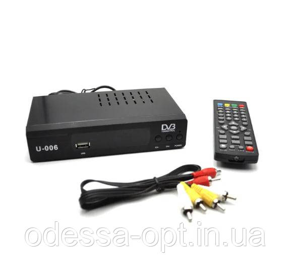 Тюнер DVB-T2 UNIQUE U-006 METAL