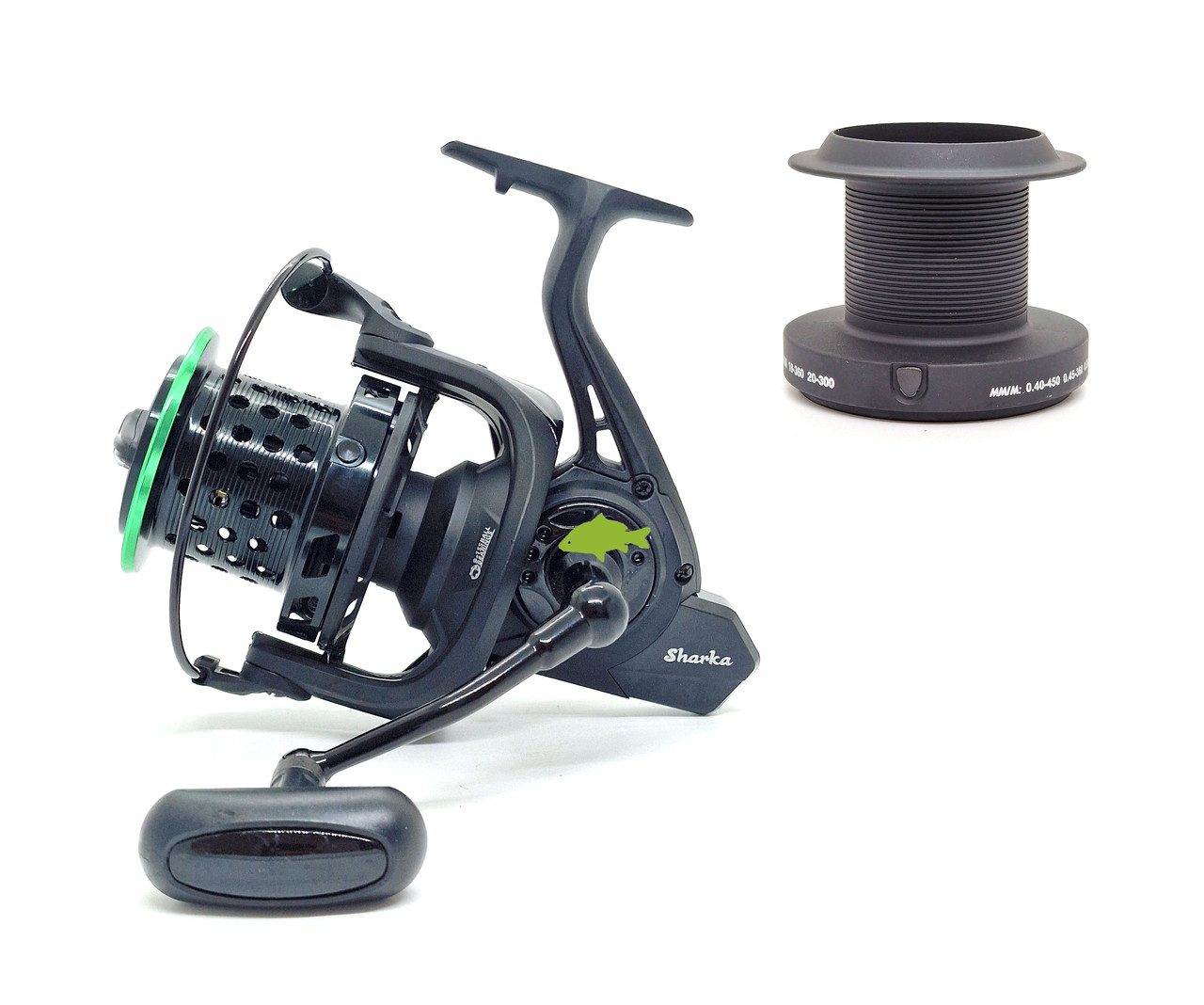 Котушка Shark Surf 10000 Carbon (9+1bb; 4.7:1) для коропового та серфового лову (конусна шпуля)