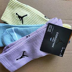 3 пари високі шкарпетки Джордан Jordan Nike Air Everyday Max спортивні