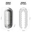 Вібромастурбатор Tenga Flip Zero Electronic Vibration White, змінна інтенсивність, розкладний, фото 2