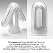Вібромастурбатор Tenga Flip Zero Electronic Vibration White, змінна інтенсивність, розкладний, фото 6