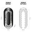 Вібромастурбатор Tenga Flip Zero Electronic Vibration Black, змінна інтенсивність, розкладний, фото 2