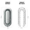 Мастурбатор Tenga Flip Zero White, змінна інтенсивність стимуляції, розкладний, фото 2