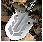 Тактична лопата складана багатофункціональна саперна 16 в 1/ лопатка з чохлом, фото 6