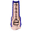 Мастурбатор-вагіна Fleshlight Boost Bang Light Medium Flesh, плаваючі кільця Turbo Tech, фото 7