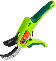 Секатор контактний Verto, алюмінієвий корпус, тримач алюміній, антиковзний, d 12мм, 210мм, 220гр