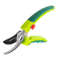 Секатор площинний Verto, тримач прогумований, антиковзкий, d 10мм, 185мм, 142гр