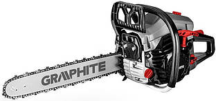 Пила ланцюгова бензинова GRAPHITE 40/45см 2кВт/2.7л.с. 52см3 5.53кг