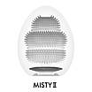 Мастурбатор-яйце Tenga Egg Misty II, щільний TPE, пробник лубриканту 5 мл, фото 4
