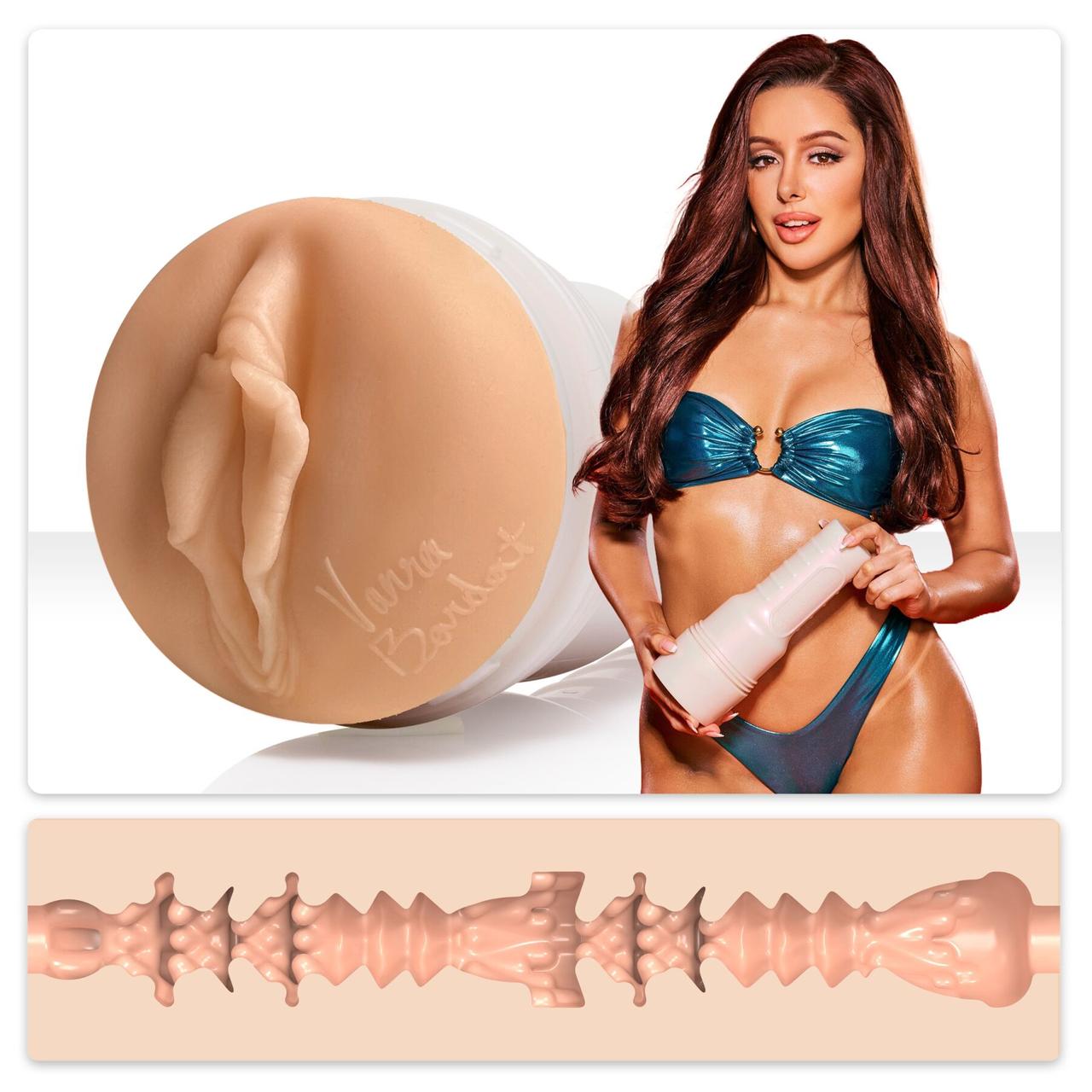 Мастурбатор Fleshlight Girls: Vanna Bardot — Dopamine, зі сліпка вагіни, дуже ніжний
