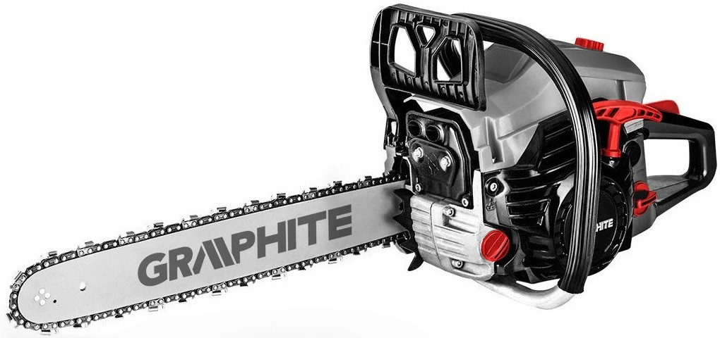 Пила ланцюгова бензинова GRAPHITE 40/45см 2кВт/2.7л.с. 52см3 5.53кг, фото 1