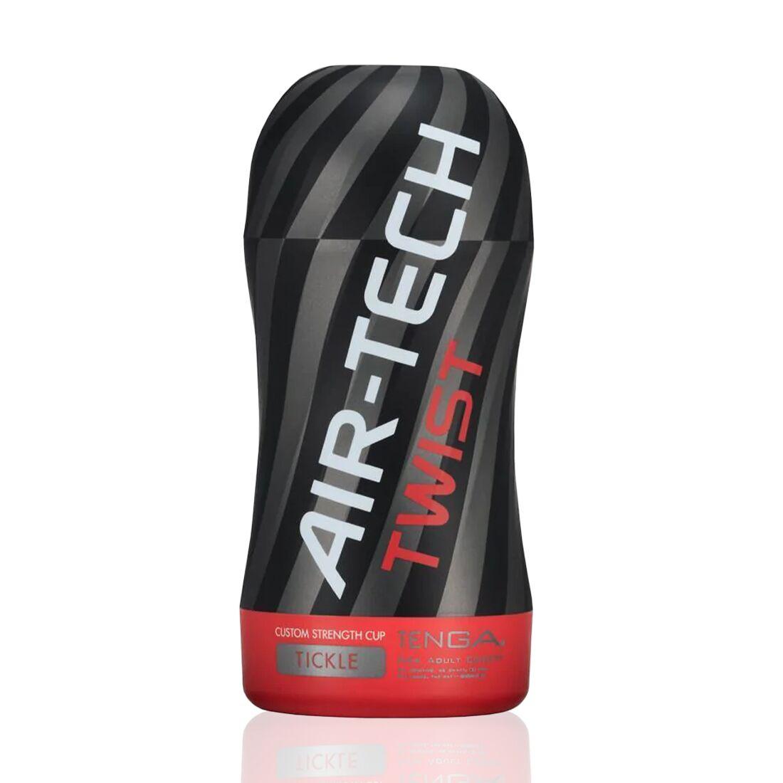 Мастурбатор Tenga Air-Tech Twist Tickle Red зі змінною тугістю обхвату, ефект глибокого мінету, фото 1
