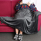 Плед із підігрівом (150×85 см), від USB, до 60 °C/Флісове електроковдра/Зігрівальний плед-пончо, фото 5