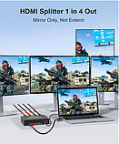 Активний HDMI розгалужувач 4Кх2Кх3D UHD, фото 6