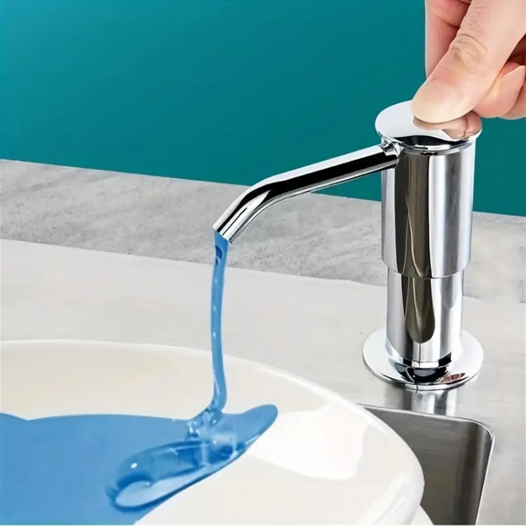 Дозатор для миючого засобу і мила, що вбудовується в мийку., фото 1