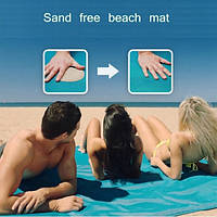 Оригінал! Пляжна підстилка антипісок Sand free 150x200см - Вища Якість!