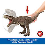 Динозавр Тиранозавр Рекс Мир Юрського Періоду Jurassic World Chaos Theory All-Out Attack Tyrannosaurus Rex, фото 5
