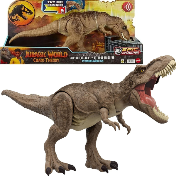 Динозавр Тиранозавр Рекс Мир Юрського Періоду Jurassic World Chaos Theory All-Out Attack Tyrannosaurus Rex