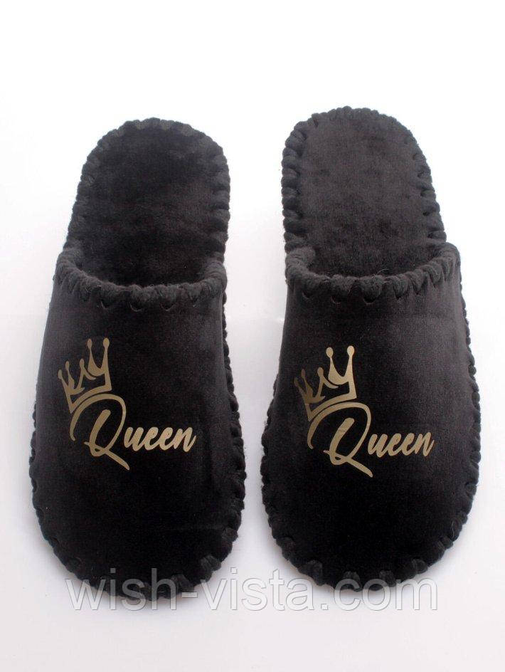 Жіночі домашні капці Family Story Queen Чорний 36-37 (n0101-37f-046g)