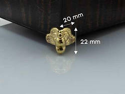 Ніжки для скриньок. Пластик. 22х20мм / Ніжки для скриньок. Пластик. 22х20мм