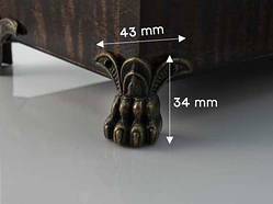 Ніжки для скриньок. 43х34мм / Ніжки для скриньок. 43х34мм