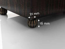 Ніжка для декупажу. 21х16мм / Ніжка для декупажу. 21х16мм