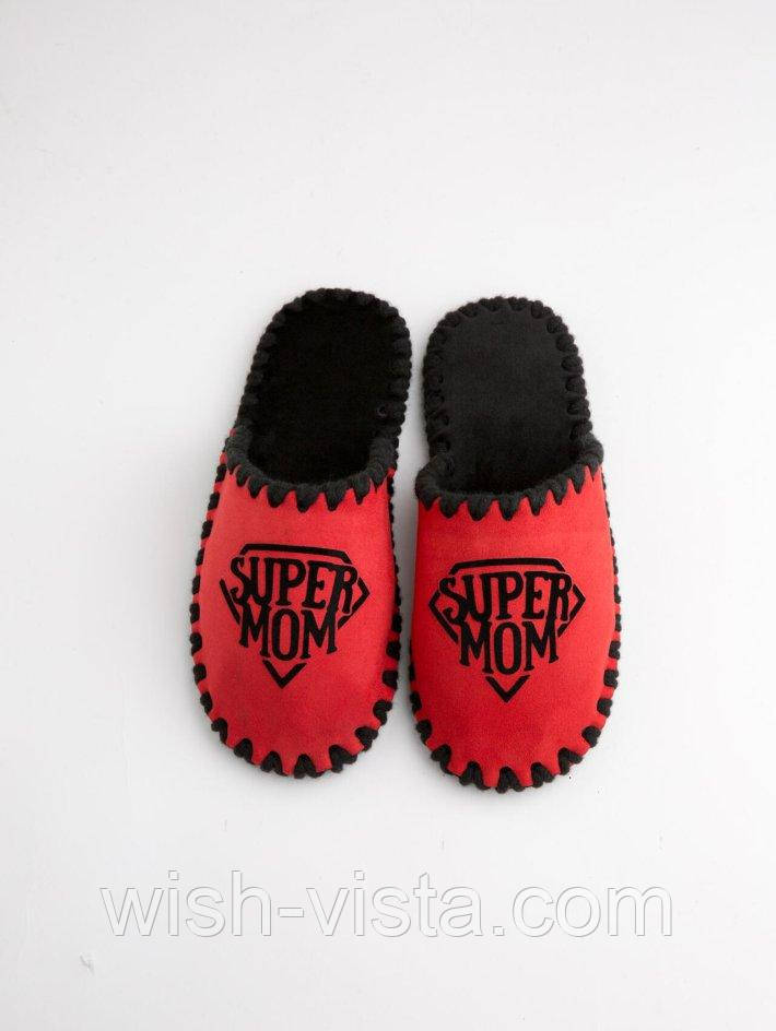 Жіночі домашні капці Family Super Mom Червоний 40-41 (n0104-41f-024b)