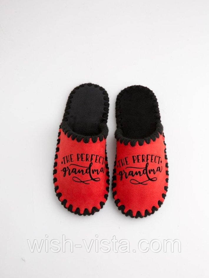 Жіночі домашні капці Family Story Perfect Grandma Червоний 42-43 (n0104-43f-022b)