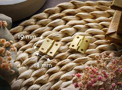 Петлі металеві. 19х18мм / Петлі металеві. 19х18мм