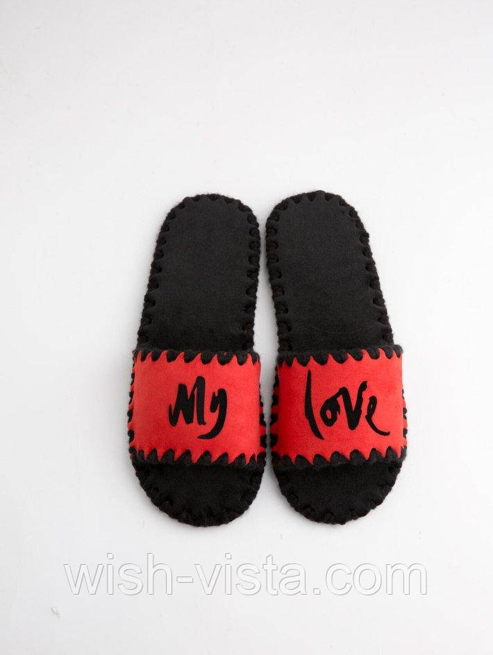 Жіночі домашні капці Family Story My Love Червоний 40-41 (u0104-41f-035b)