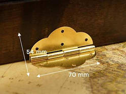 Петля фігурна. Колір "золото". 70х54мм / Петля фігурна. Колір "золото". 70х54мм