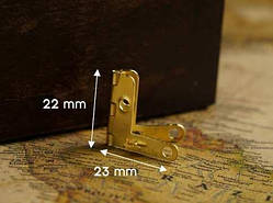 Петля з фіксатором врізна. 22х23мм / Петля з фіксатором врізна. 22х23мм