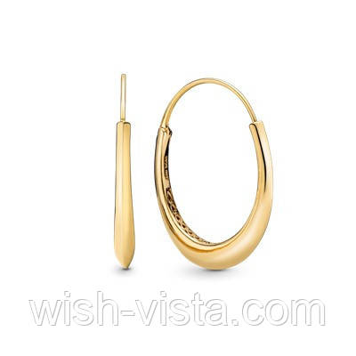Срібні сережки No Brand Екзотичні кільця 268070 (1434559287), фото 1