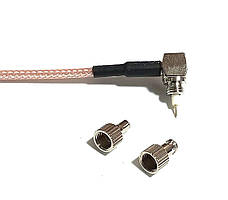 Пігтейл перехідник універсальний TS9/CRC9 - F-female 10 см RG-316 для 4G/3G модемів