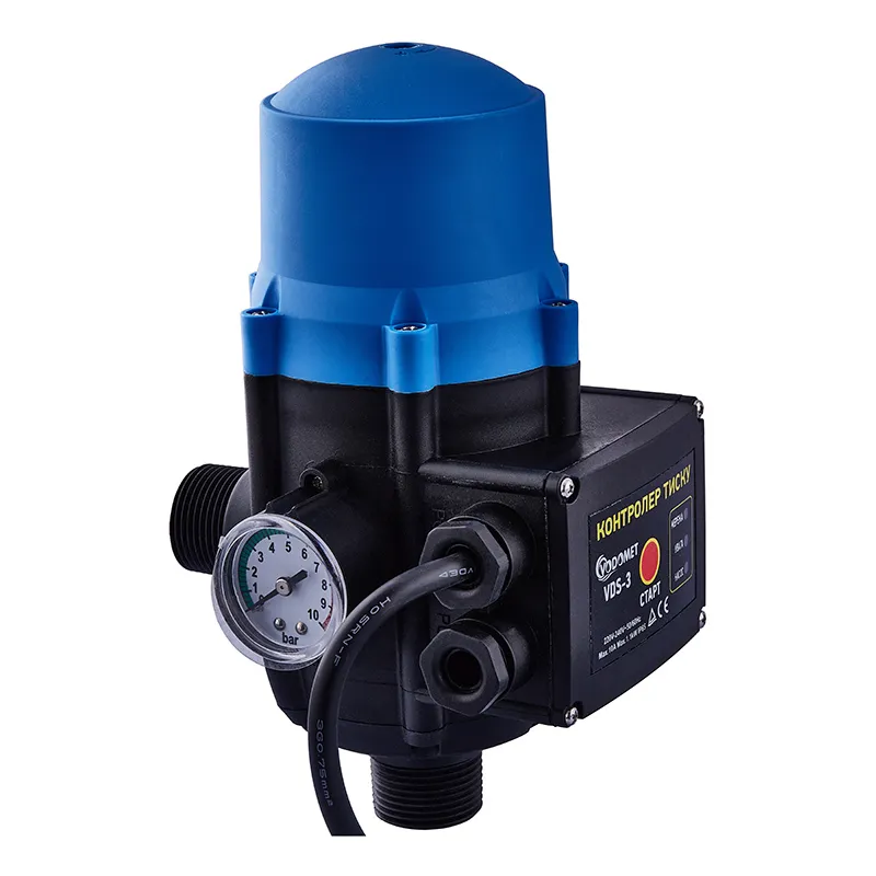 Контролер тиску Vomomet VDS-3 електронний для насоса до 1,1 кВт, кутовий 1", з кабелем (VO4201), фото 1