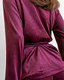 Піжама жіноча Модельєр 7891 46 Сірий (14181) 14170, 46, Бордовий, фото 4