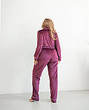 Піжама жіноча Модельєр 7891 46 Сірий (14181) 14170, 46, Бордовий, фото 9